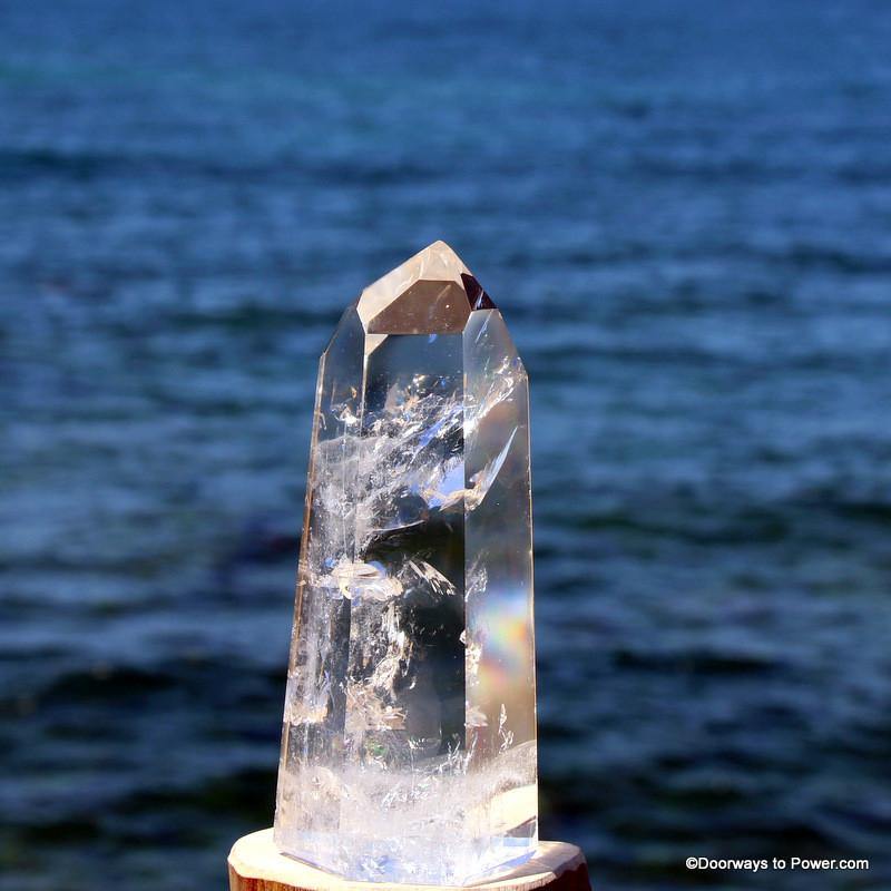 5" John of God Casa Quartz Master Dow Crystal Point CAQ-59