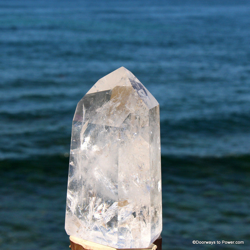 John of God Quartz Casa Channeling Devic Temple Crystal Point