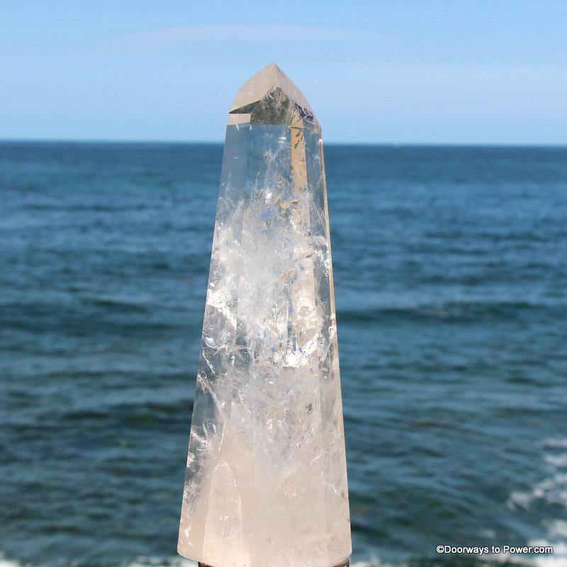 9.25" John of God Casa Quartz Dow Devic Temple Crystal Tower