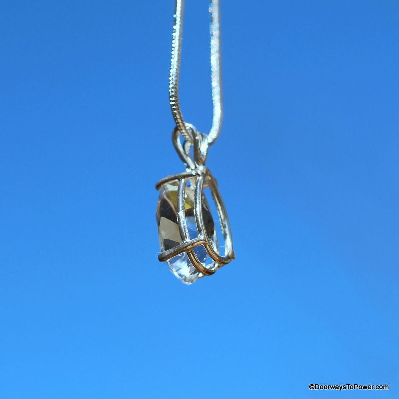 John of God Casa Crystal Tear Drop Pendant