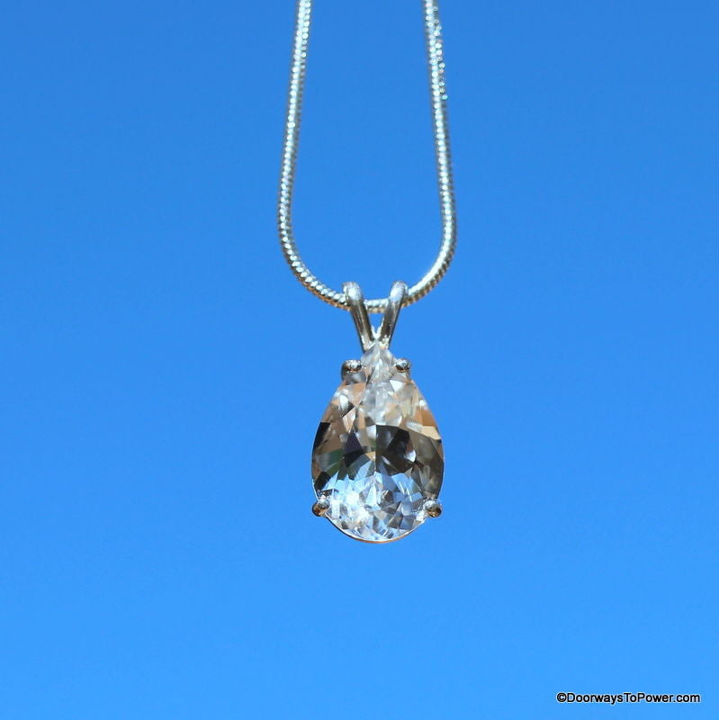 John of God Casa Crystal Tear Drop Pendant