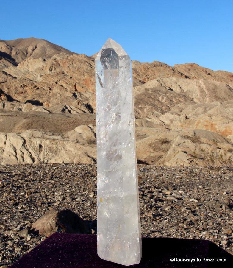 15" John of God Quartz Casa Channeling Healing Crystal Tower 6 lbs CAQ-2