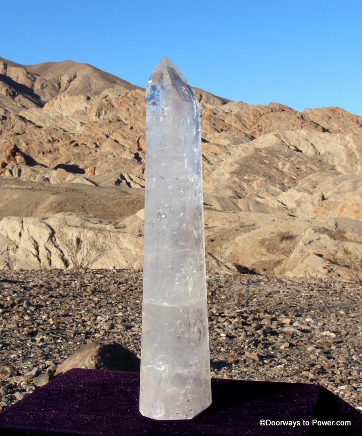 15" John of God Quartz Casa Channeling Healing Crystal Tower 6 lbs CAQ-2