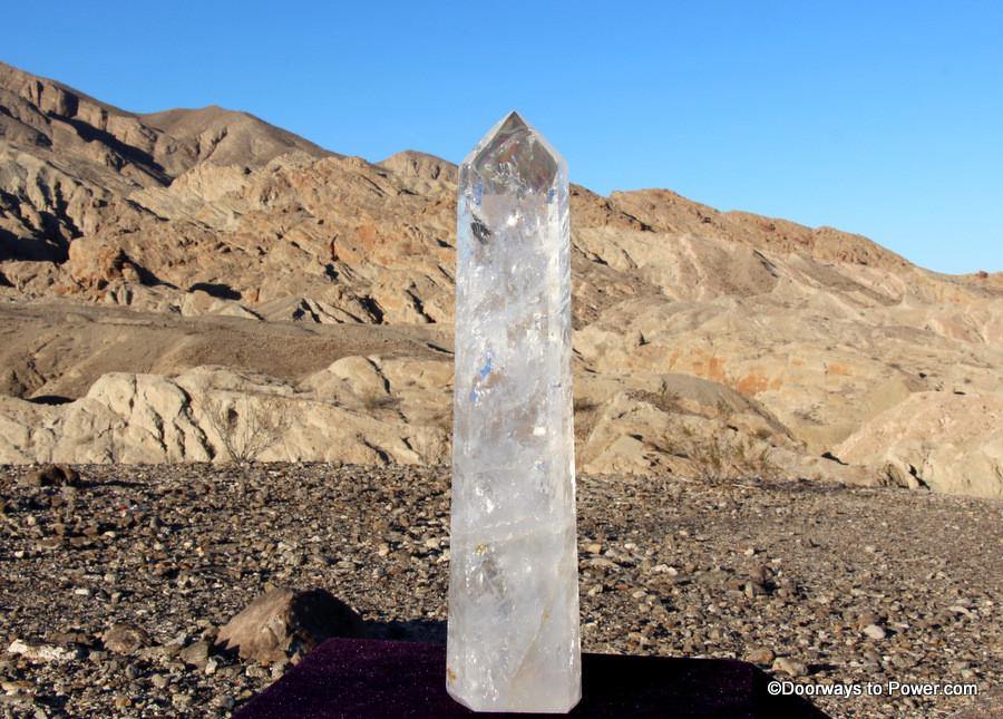 15" John of God Quartz Casa Channeling Healing Crystal Tower 6 lbs CAQ-2