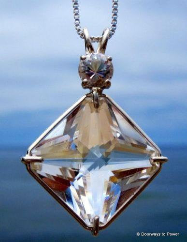 John of God Quartz Crystal Pendant 