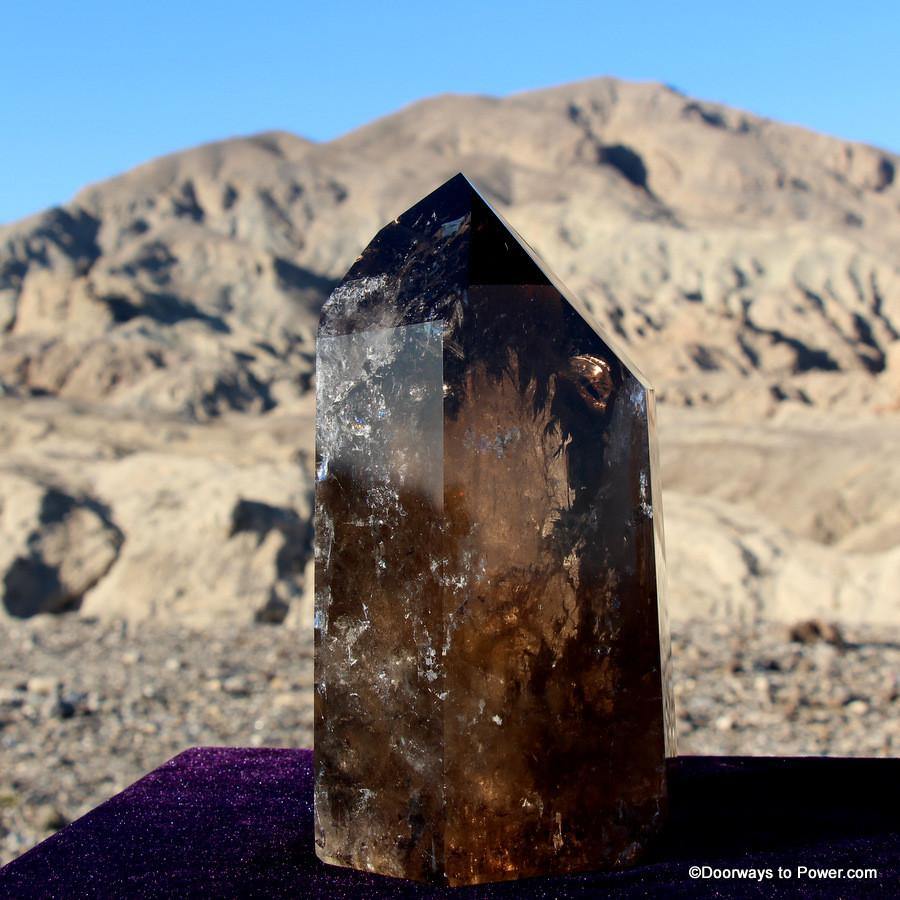9" John of God Smokey Quartz Master Dow Altar Stone 8 lbs A +++ Collectors Quality CAS-1