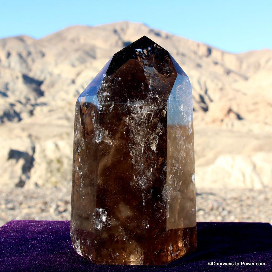 9" John of God Smokey Quartz Master Dow Altar Stone 8 lbs A +++ Collectors Quality CAS-1