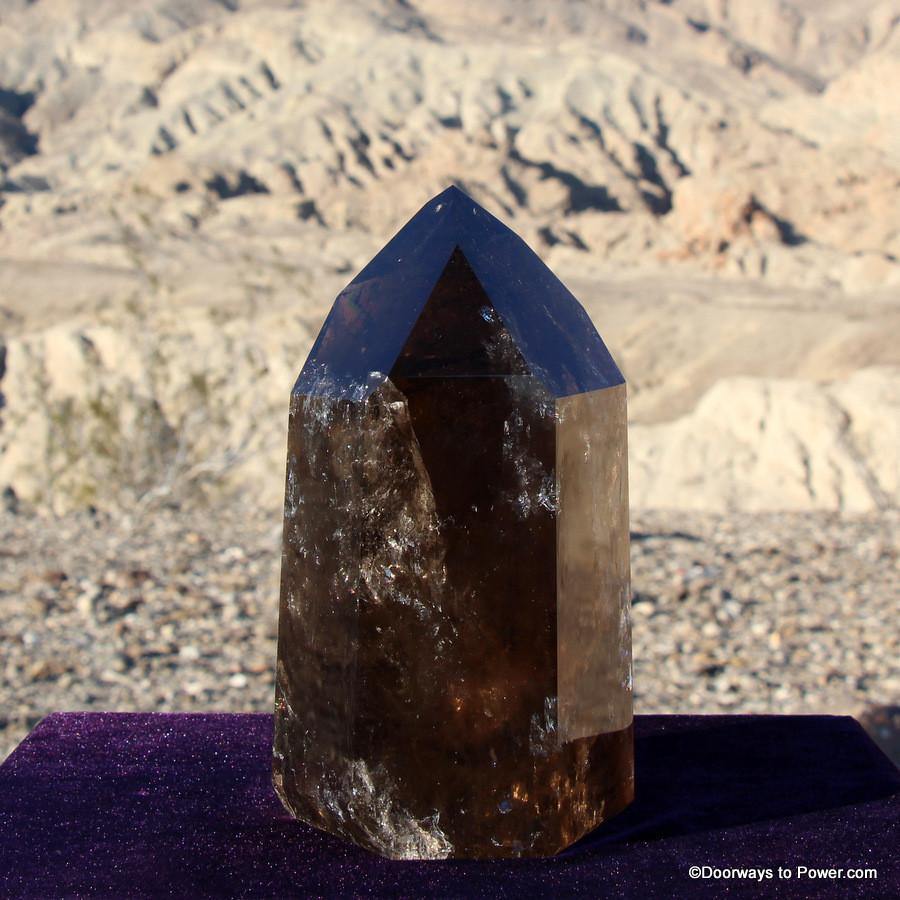 9" John of God Smokey Quartz Master Dow Altar Stone 8 lbs A +++ Collectors Quality CAS-1