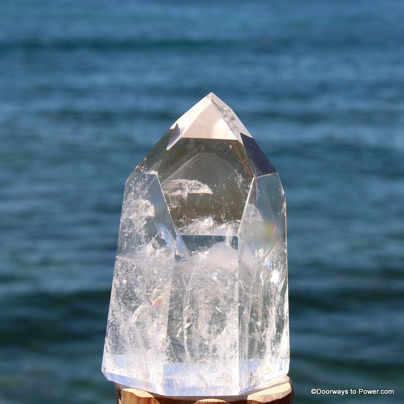 John of God Phantom Master Dow Quartz Crystal Altar Stone