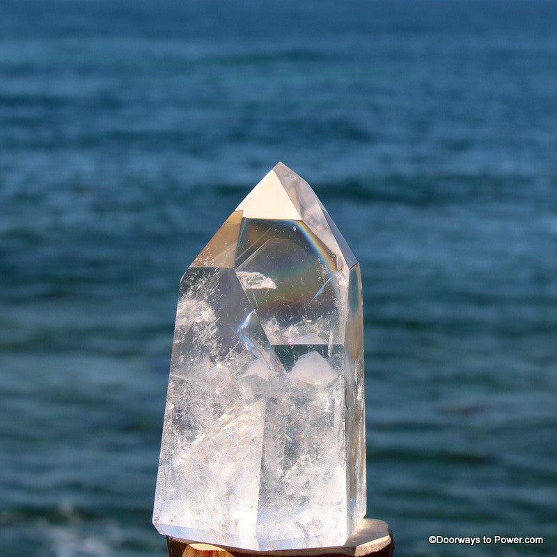 John of God Phantom Master Dow Quartz Crystal Altar Stone