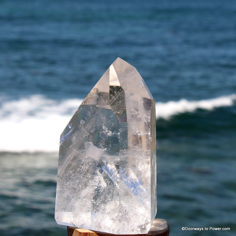 John of God Phantom Master Dow Quartz Crystal Altar Stone