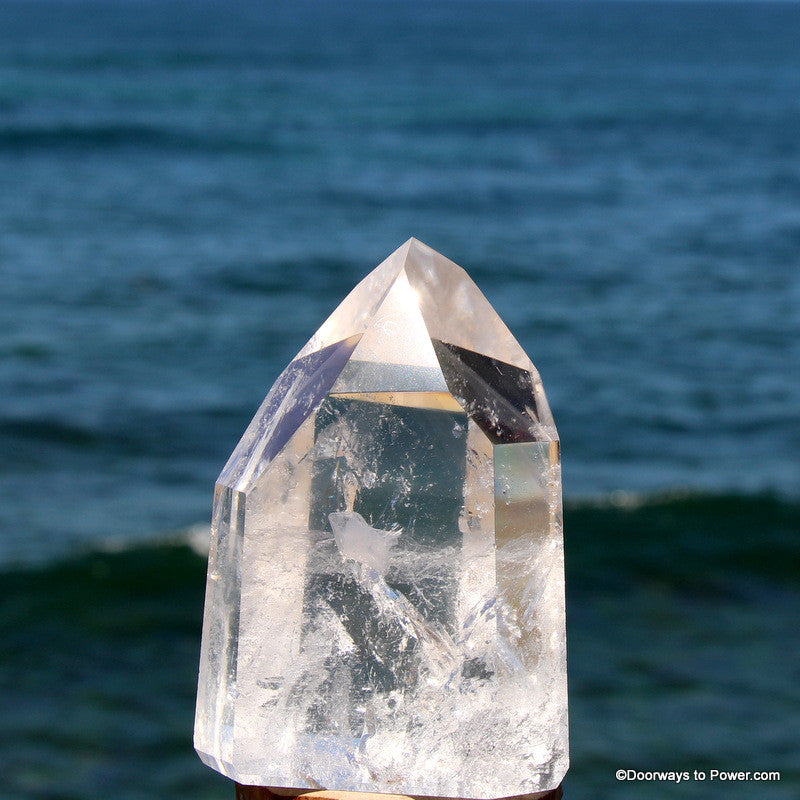 John of God Phantom Master Dow Quartz Crystal Altar Stone