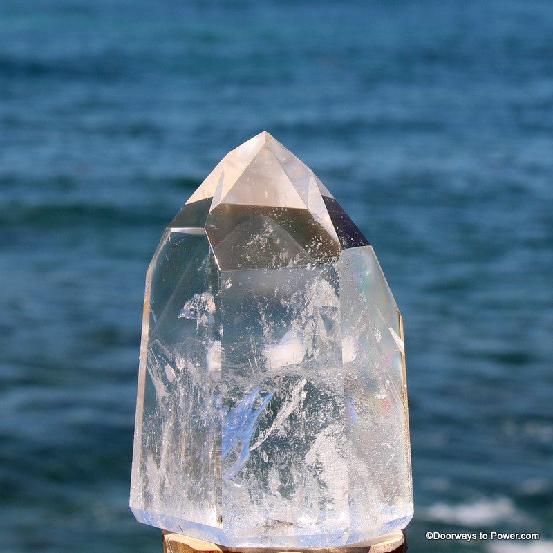 John of God Phantom Master Dow Quartz Crystal Altar Stone