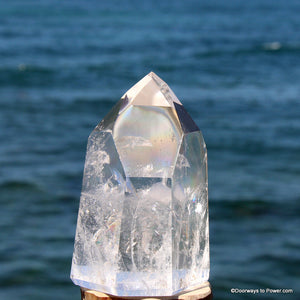 John of God Phantom Master Dow Quartz Crystal Altar Stone