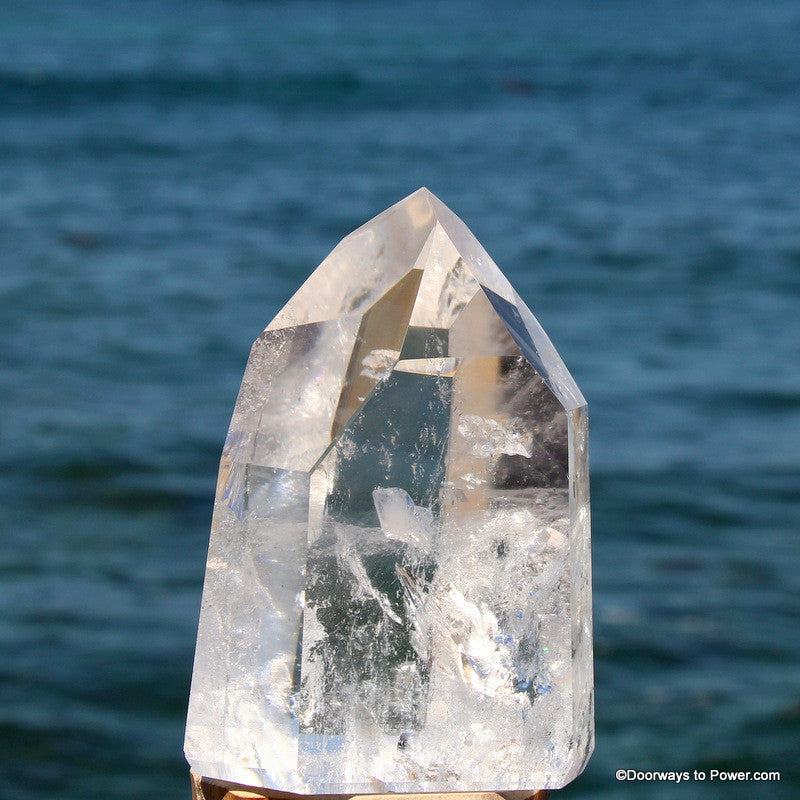 John of God Phantom Master Dow Quartz Crystal Altar Stone