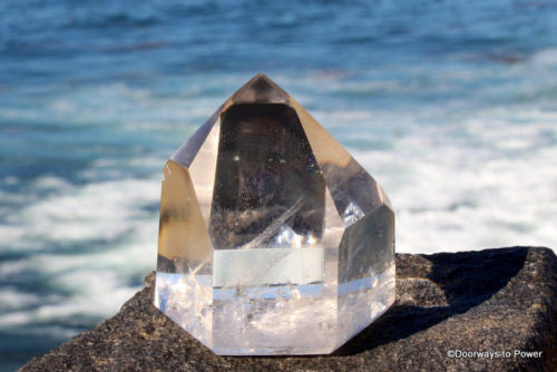 John of God Quartz Crystal "Casa Entity Visible Inside"