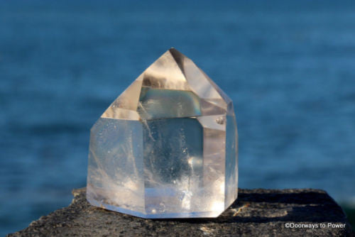 John of God Quartz Crystal "Casa Entity Visible Inside"