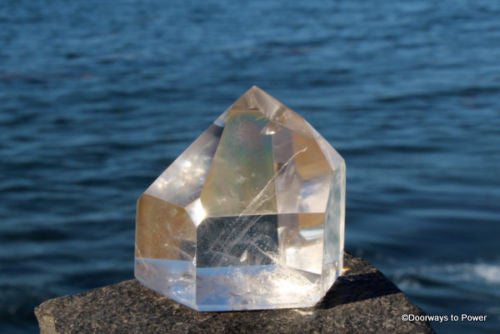 John of God Quartz Crystal "Casa Entity Visible Inside"