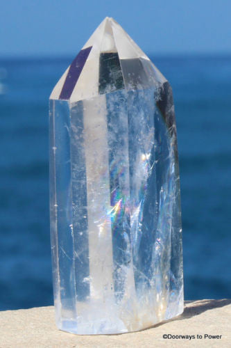 John of God Quartz Crystal Generator Point - Empathy Nick