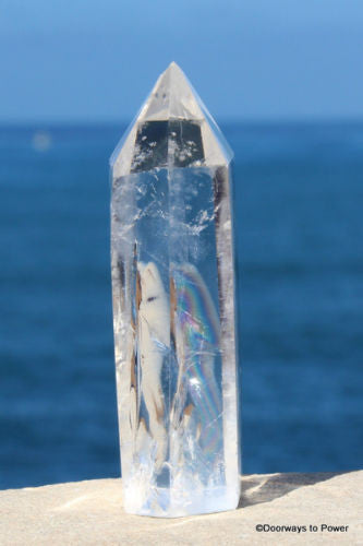 John of God Quartz Crystal Generator Point - Empathy Nick