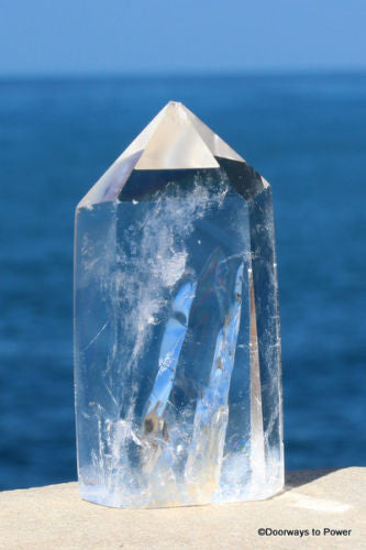 John of God Quartz Crystal Generator Point - Empathy Nick