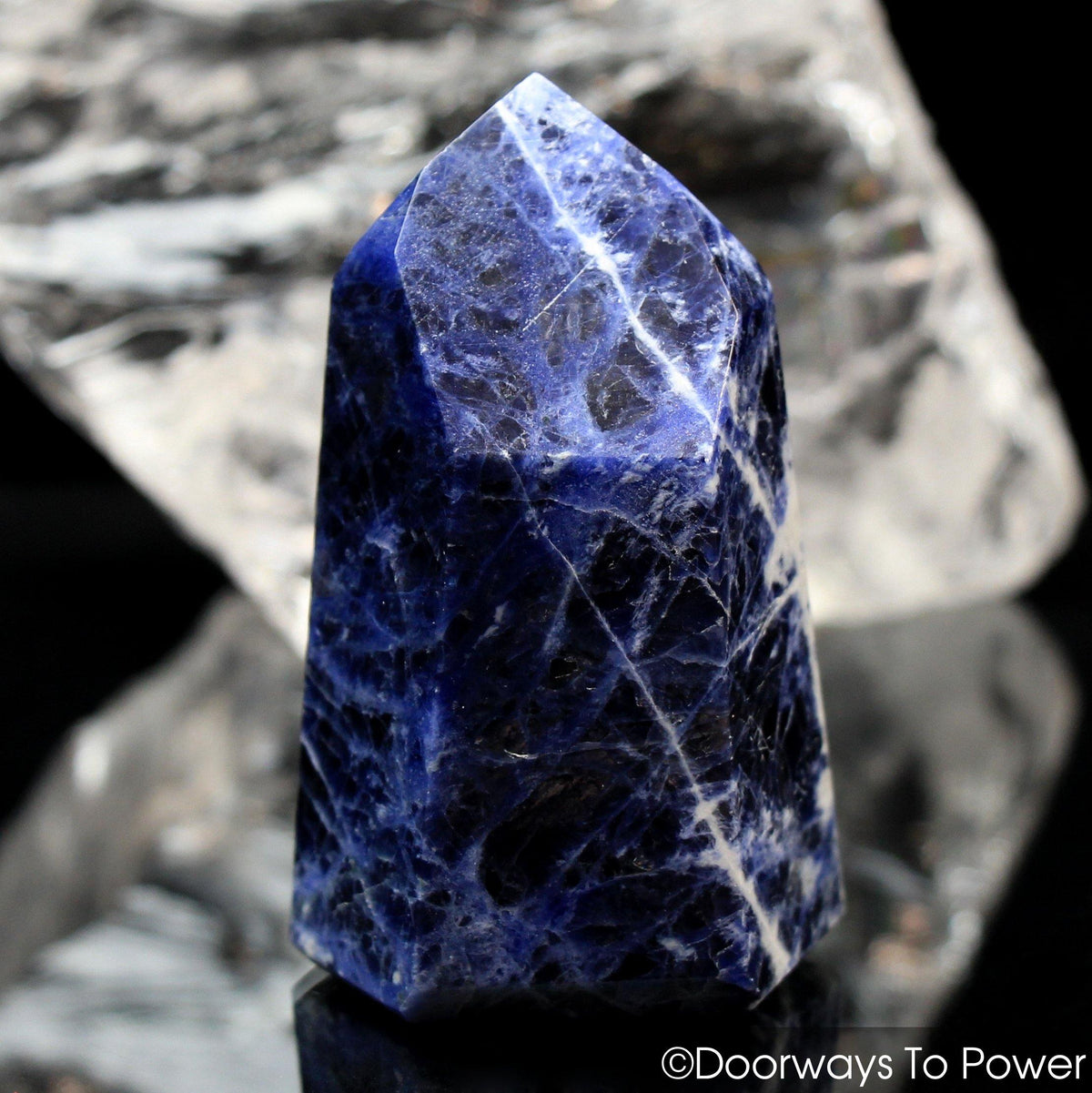 John of God Sodalite Casa Crystal Point 