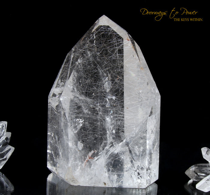 John of God Crystal with Golden Rutiles & Rainbows 'Lighted Spirit' 