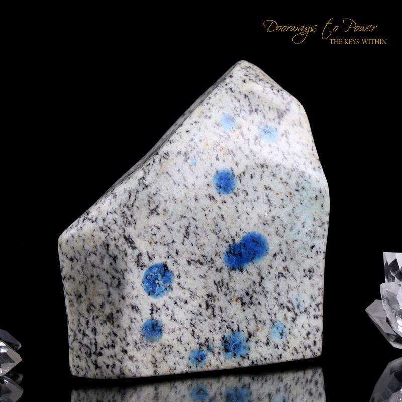 K2-Stone Azurite Himalayan Crystal Altar Stone