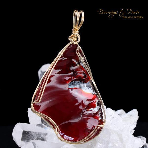 King Solomon Andara Crystal Pendant