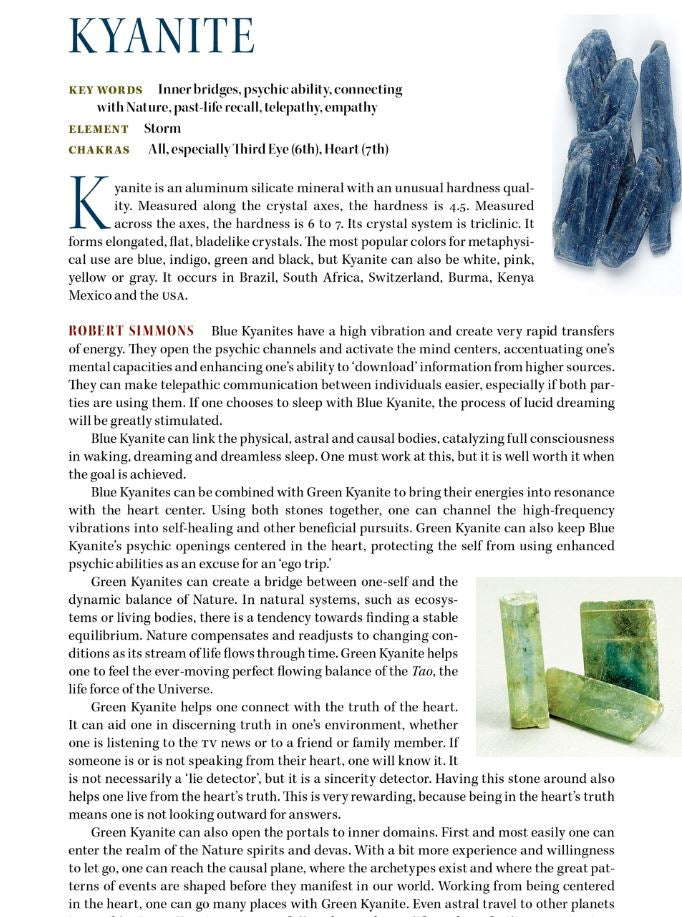Kyanite Properties