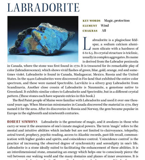 Labradorite Metaphysical properties