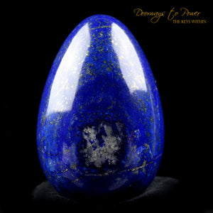 Lapis Lazuli & Pyrite Cosmic Egg Crystal 'Bird of Light' 
