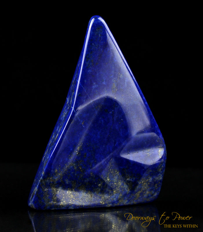 Lapis Lazuli & Pyrite Crystal Altar Stone