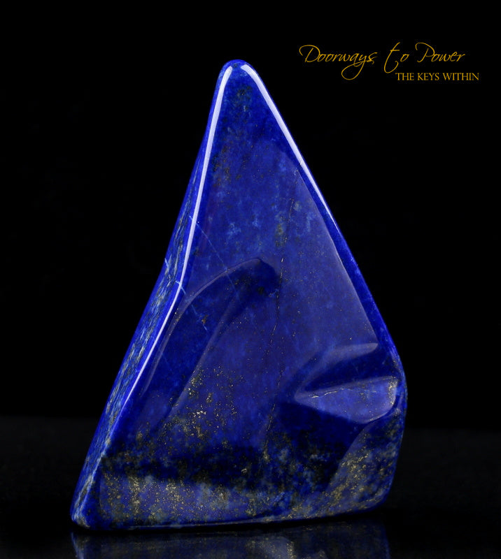 Lapis Lazuli & Pyrite Crystal Altar Stone