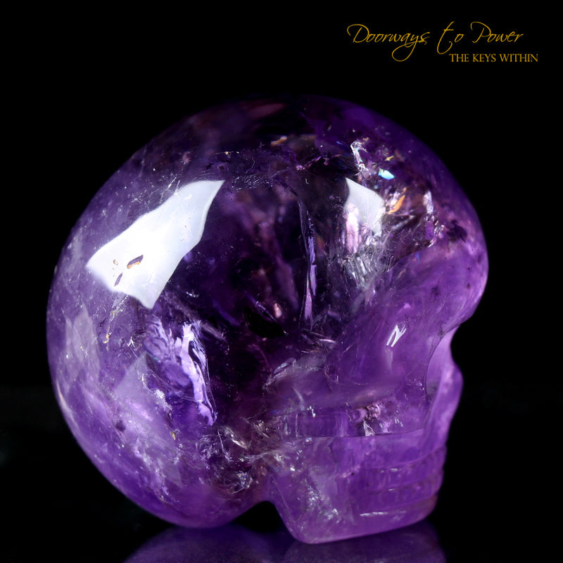 Amethyst Magical Child Crystal Skull 