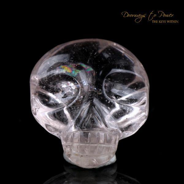Morganite Crystak Skull