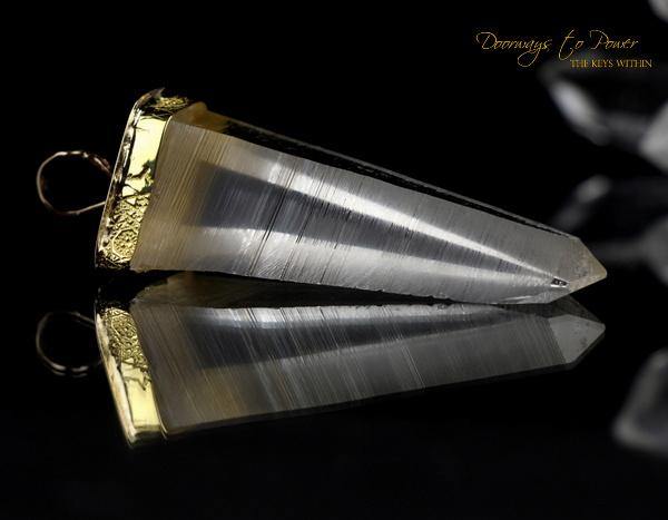 Era of Light Lemurian Light Language Pendant 14k Record Keeper