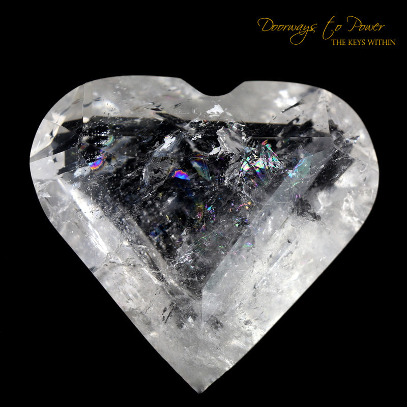 Lemurian Era of Light Pure Quartz Diamond Light Heart Crystal