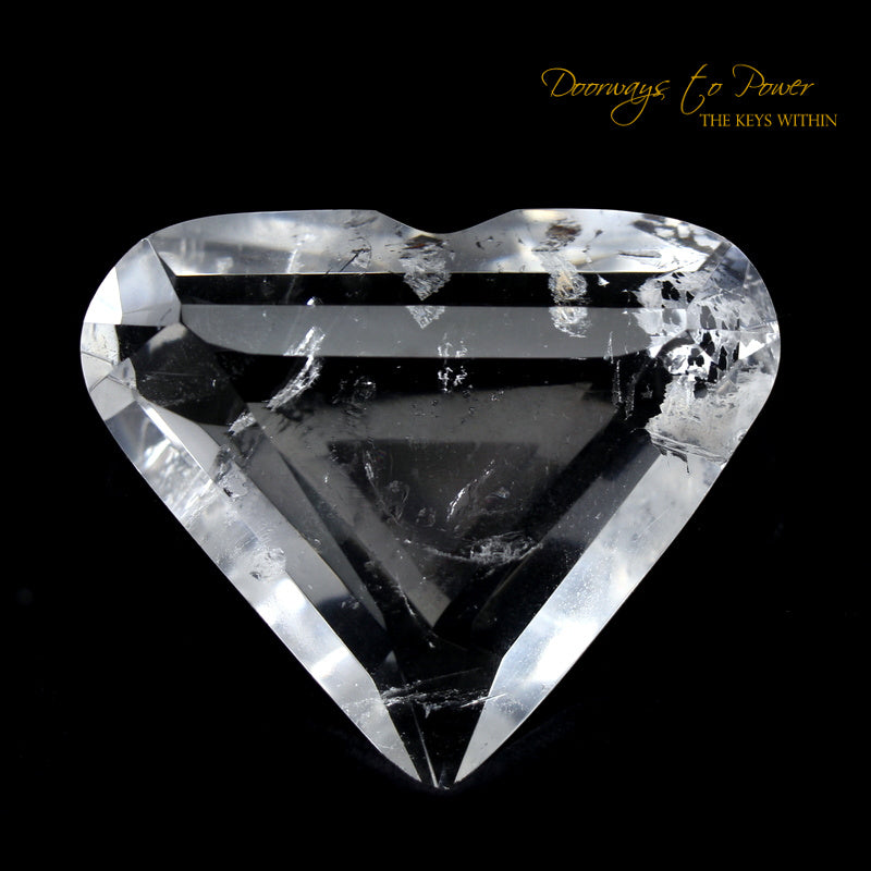 Lemurian Era of Light Pure Quartz Diamond Light Heart Crystal 