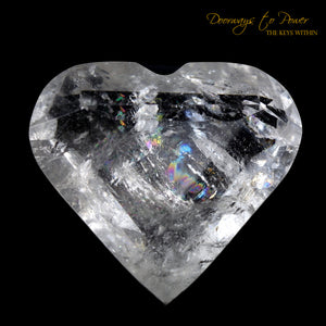Lemurian Era of Light Pure Quartz Diamond Light Heart Crystal