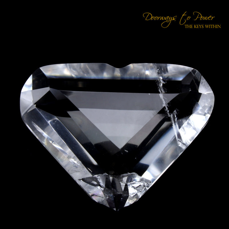 Lemurian Era of Light Pure Quartz Diamond Light Heart Crystal