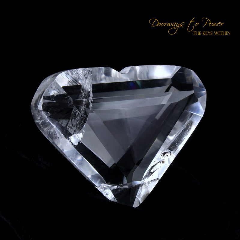 Lemurian Era of Light Pure Quartz Diamond Light Heart Crystal