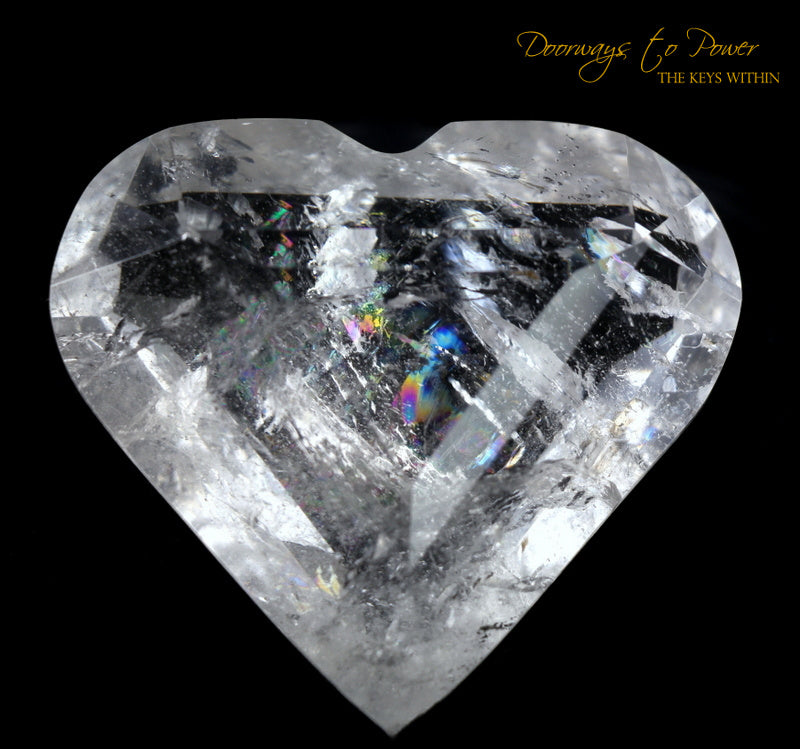Lemurian Era of Light Pure Quartz Diamond Light Heart Crystal