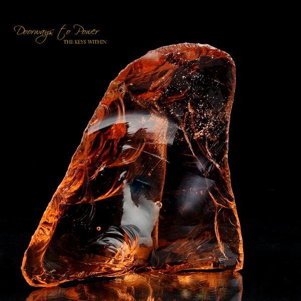 Lemurian Etherium Gold Andara Crystal