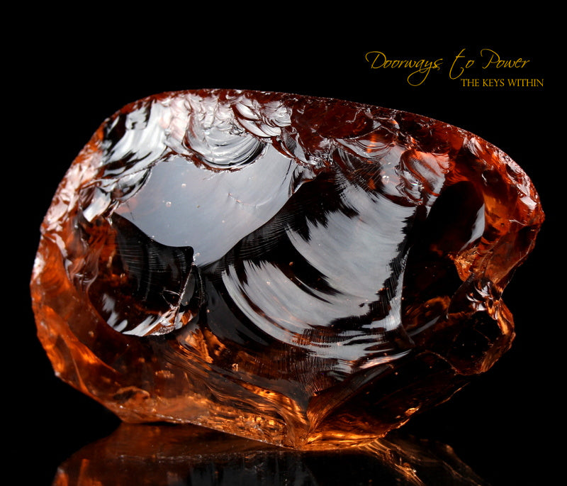 Lemurian Etherium Gold Andara Crystal 'Light Essence'