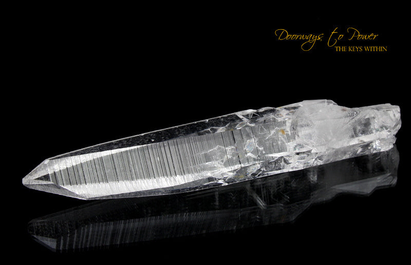 Colombian Lemurian Light Quartz Crystal Record Keeper Laser Wand 