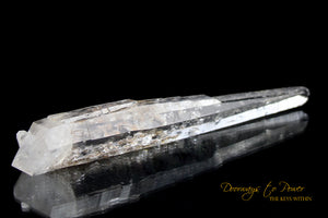 Lemurian Era Of Light Double Terminated Quartz Crystal Laser Wand 