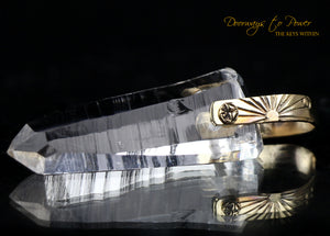 Lemurian Light Language Isis Record Keeper Crystal Pendant