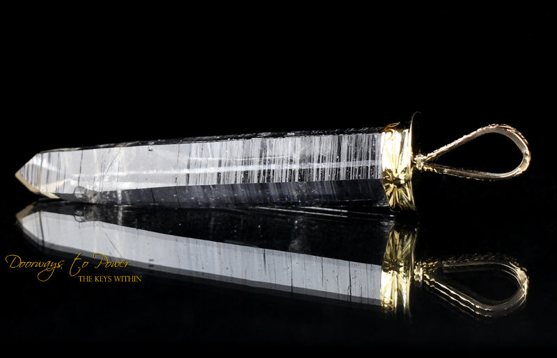 Rare Lemurian Crystal Pendant