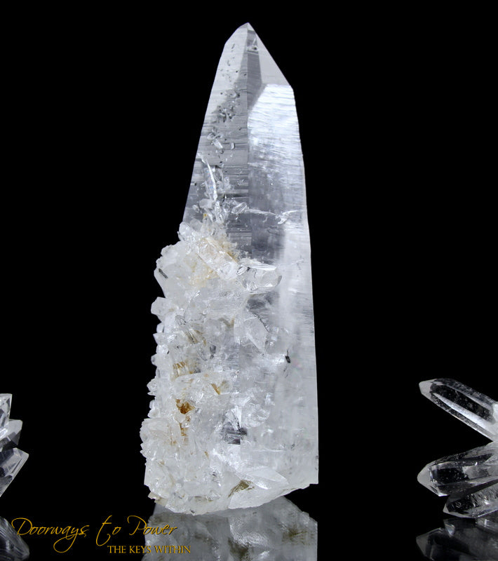 Lemurian Light Manifestation Quartz Crystal Point  1
